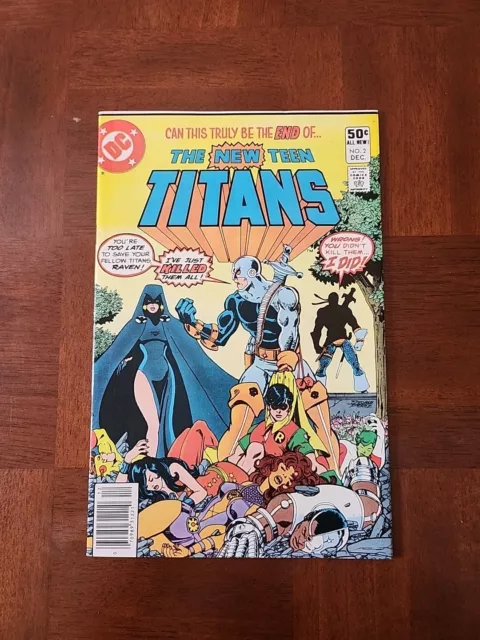 New Teen Titans #2 (1980) Deathstroke Vf --- Huge Auction On Now!!