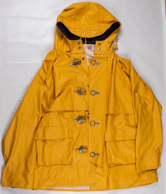 Free Fall Firefighter Metal Buckle Hook Coat Jacket Yellow Response Gear Mens XL