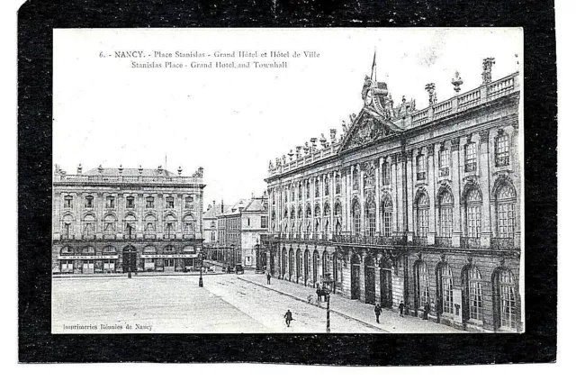 cpa 54 NANCY - Place Stanislas Grand Hôtel et Hôtel de Ville