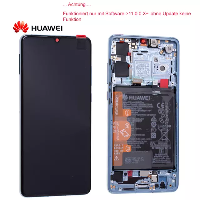 Original Huawei P30 OLED LCD Display Touch Screen Bildschirm Breathing Crystal