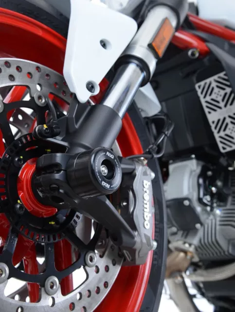 R&G RACING PAIR BLACK FORK PROTECTORS for Ducati Monster 797 (2018) 3