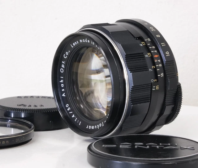 8 ELEMENTS [NEAR MINT] Asahi Pentax Super Takumar 50mm F1.4