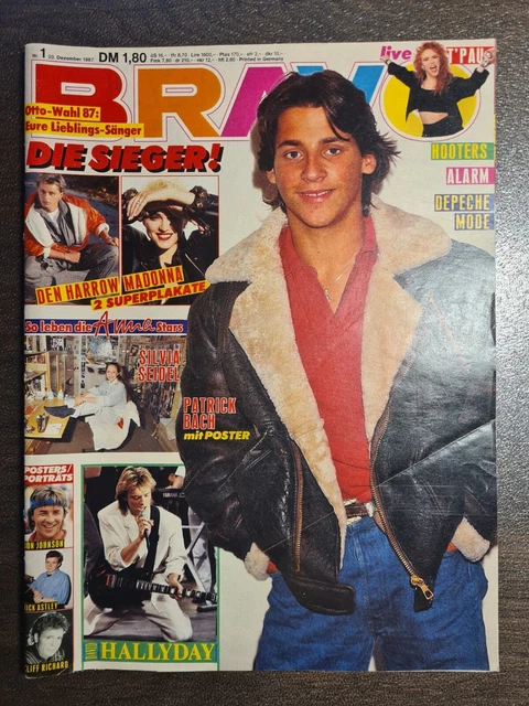 BRAVO 01/1987 Heft Komplett - Depeche Mode, Madonna, Kiss, Paul McCartney - Top!
