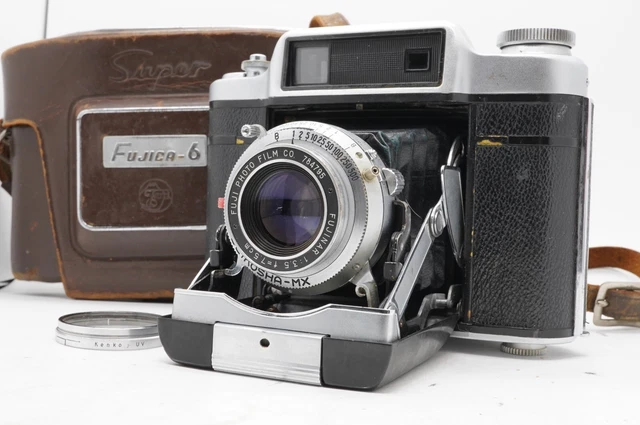 [EXC+5] FUJIFILM Super FUJICA 6 6x6 Rangefinder Film Camera 75mm f3.5 From JAPAN