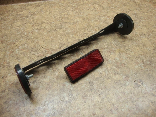 2013 Tao Scooter 50CC 50 CC TAOTAO Side Reflectors Round Fender Red Rear Back 13