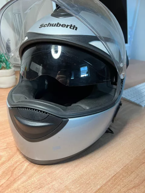 Motorrad Integralhelm Schubert S1 integriertes Sonnenvisier Freisprech. 60/61