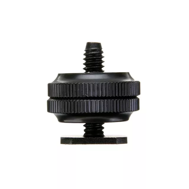 HOT SHOE to 1/4" Tripod Screw Adapter Mount Thread for DSLR Mirrorless Camera