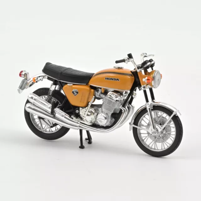 miniature moto HONDA CB750 1969 Orange métallisé NOREV 182025  1/18ème