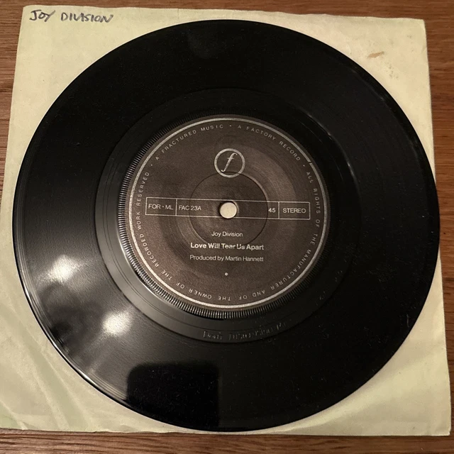 Joy Division/Love Will....レコード 7インチ1980年 JOY DIVISION - Love Will Tear Us Apart 7