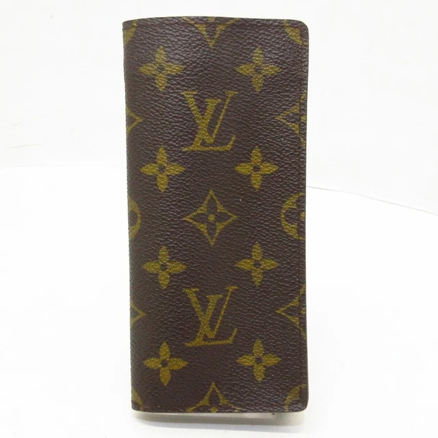 Auth LOUIS VUITTON Etui Lunettes Simple M62962 Monogram MI0097