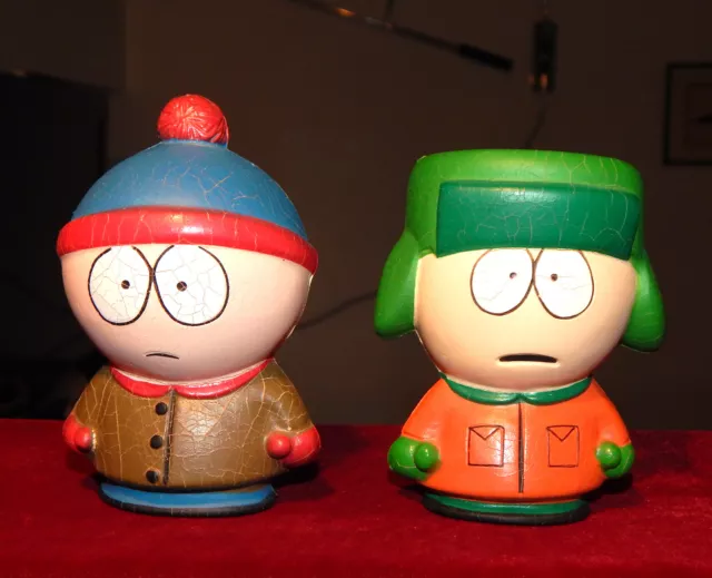 Figurines Mousses, South Park , Kyle Et Stan, Edition Comedy Central 1998