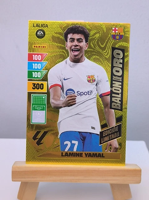 LAMINE YAMAL LIMITED Edition Ball Of Gold 2023-24 Adrenalyn Card Xl The