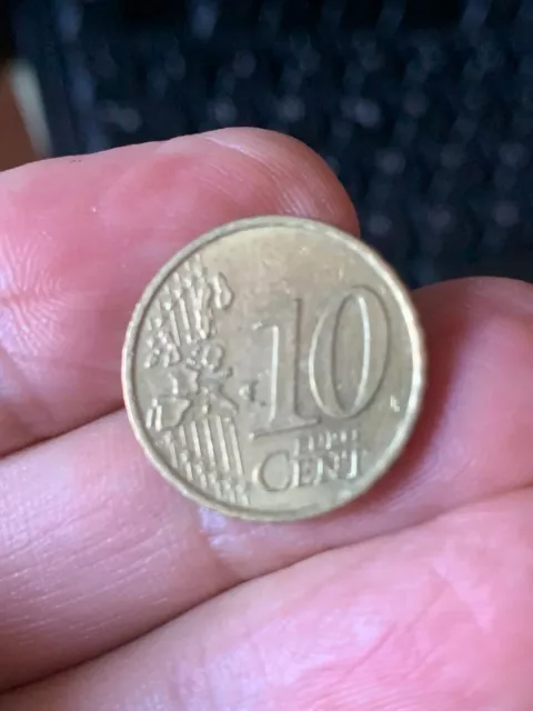 Moneta 10 centesimi di euro MALTA , emissione 2008, circolata