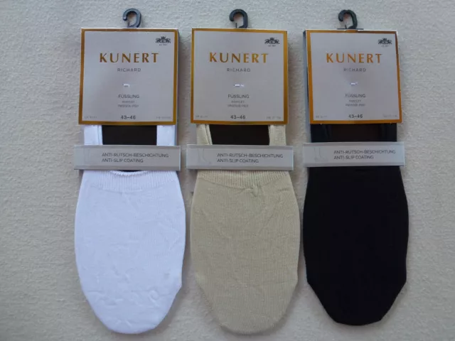 KUNERT Herren Füssling RICHARD SLIPPERS 98% Baumwolle 39-42 43-46 47-50 Socken