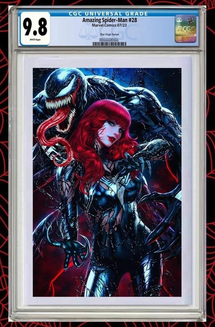Amazing Spider-Man #28 CGC 9.8 Graded PREORDER Ariel Diaz Virgin Variant 2023