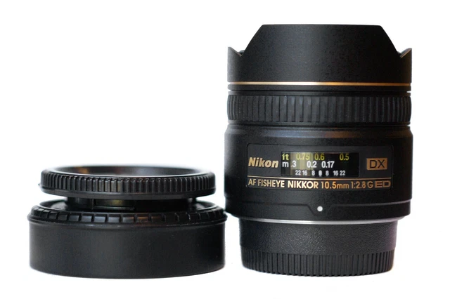 Nikon NIKKOR 10.5mm f/2.8 CRC DX AF ED G Lens