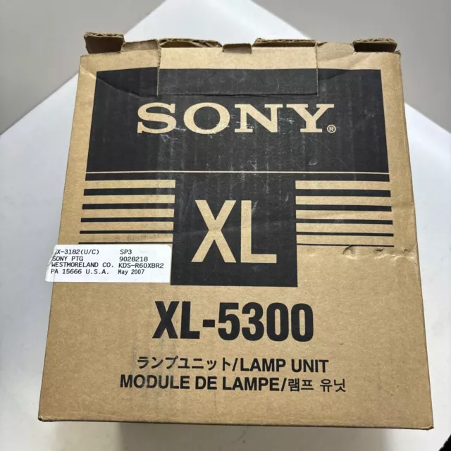 Genuine Sony XL-5300 Projection TV Replacement XL Lamp Unit New In Box