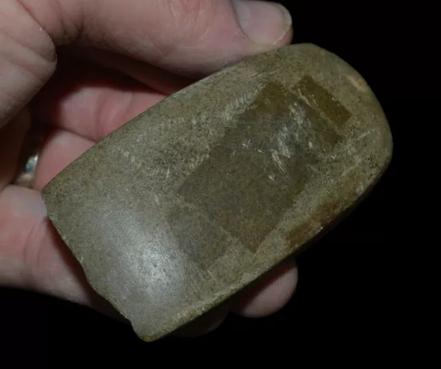 Celt Bond Co Illinois Authentic Indian Artifact Tool Hardstone Collectible Relic