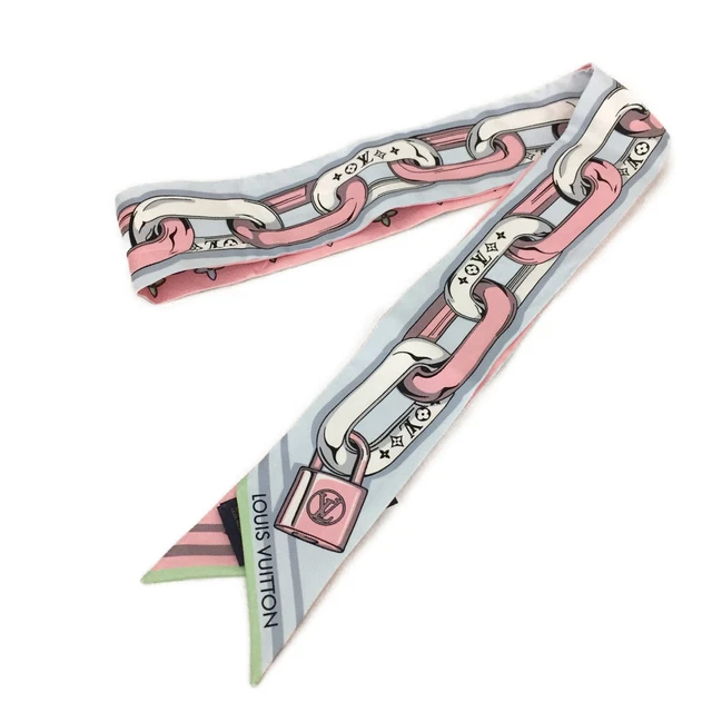 Louis Vuitton Monogram Multicolor  Silk Scarf Twilly /2L0510