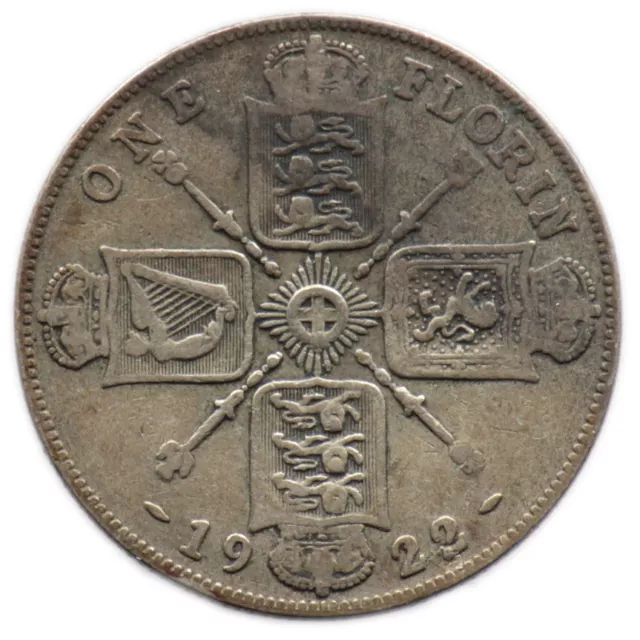 1 FLORIN 1922 ROYAUME UNI / UNITED KINGDOM [argent / Silver]