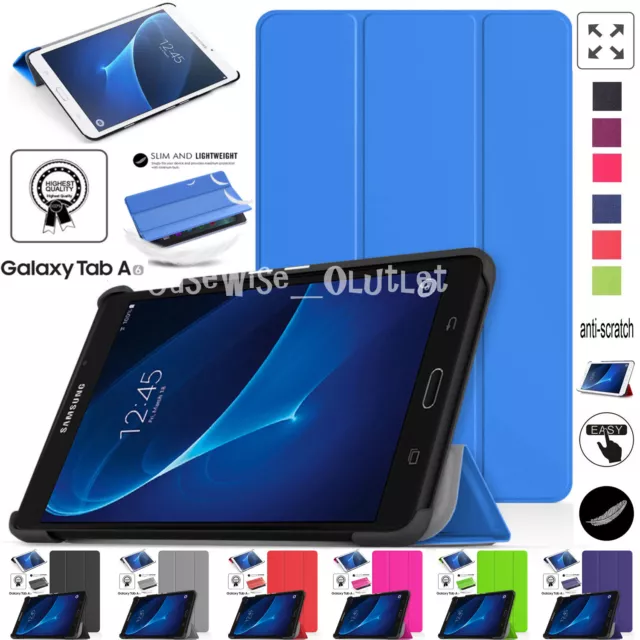 New Magnetic Smart Stand Case Cover For Samsung Galaxy Tab A6 7" SM-T280 SM-T285