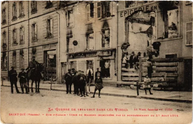 CPA AK 1914-15 War in the Vosges-St-DIÉ - Rue d'Alsace (456307)