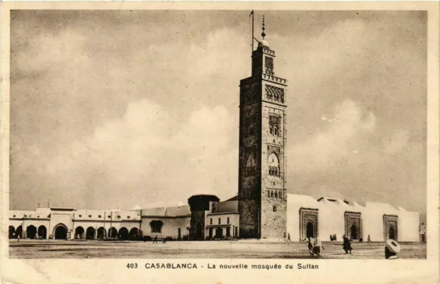 CPA AK CASABLANCA The New Mosque of the Sultan MOROCCO (824582)