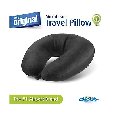 Cloudz Microbead Travel Neck Pillow - Black 3