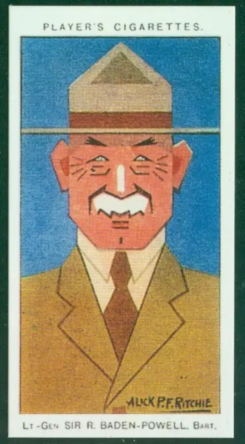 Boy Scouts, Lord Baden-Powell, No 16, 1926, John Player & Sons, Caricatures, #2