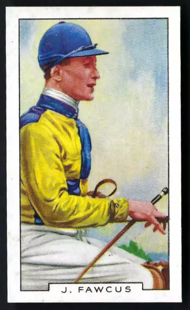 Gallaher - Famous Jockeys (Mauve) - #14 J Fawcus