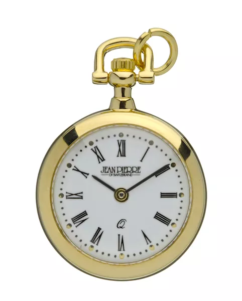 Jean Pierre Quartz Pendant Watch, Gold Plated Case, 26" Chain, L600PQ/RN