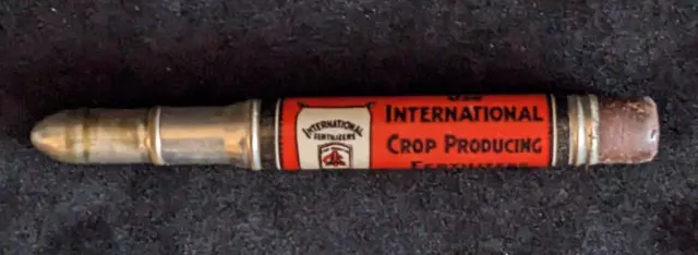 Vintage International Fertilizers Advertising Bullet Pencil