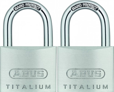Import Allemagne ABUS ABUS 118241 45/40 Twins SB Cadenas en laiton Lot de 2 