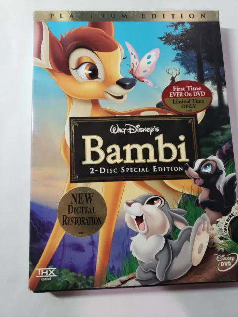 Bambi (DVD, 2005, 2-Disc Set, Special Edition/Platinum Edition)