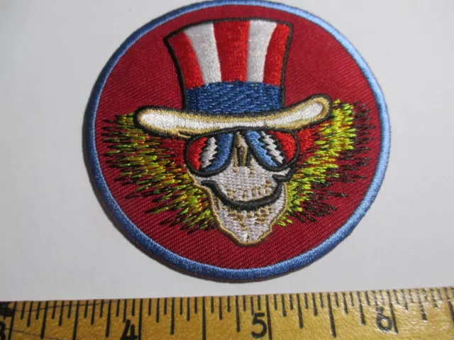 Grateful Dead Uncle Sam Head Patch C& D Visionary  Music Rock Band