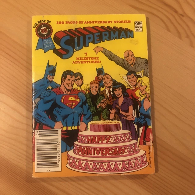 Best of DC Blue Ribbon Digest #16 Superman Milestone Adventures 1981