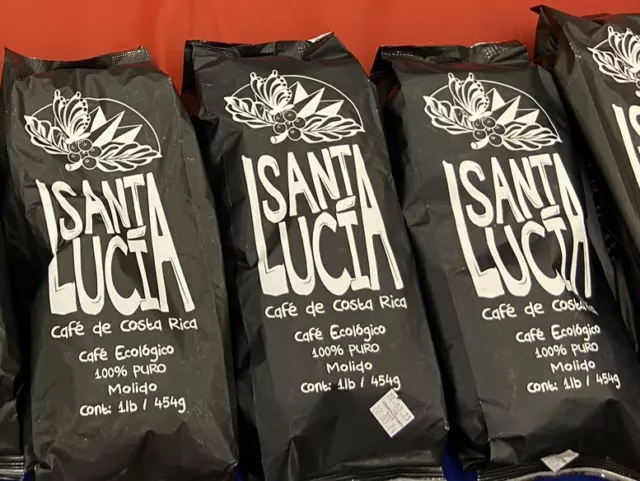 Coffee - Costa Rican Premium- Ground- Santa Lucia Cafe Molido- 16 oz. 3 Pack.