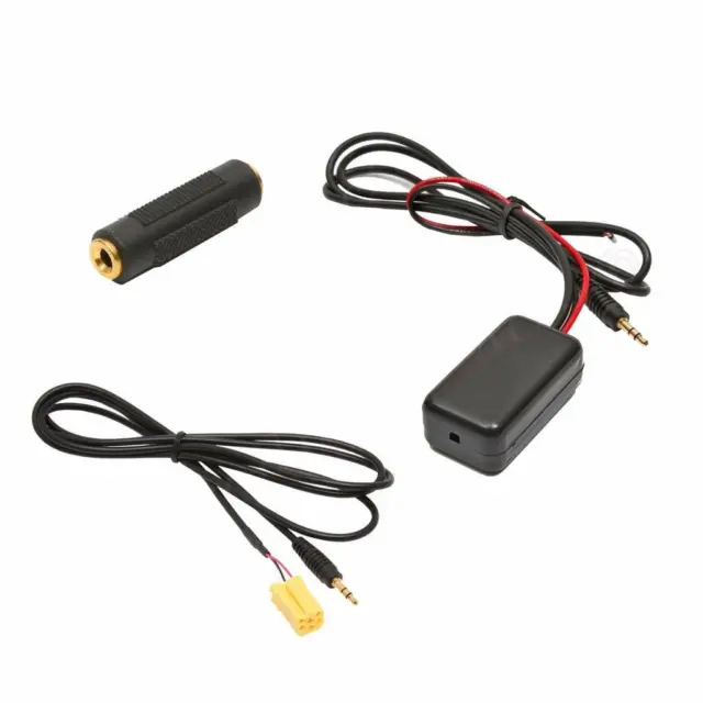 Bluetooth AUX Auxiliary Adaptor Lead Cable Music Streaming for Fiat Grande Punto