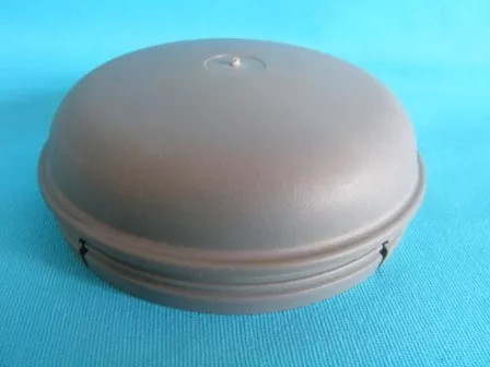 76mm Grey NO LOSS Grease Dust Hub Cap for IFOR WILLIAMS Trailer Horse Box Wheel