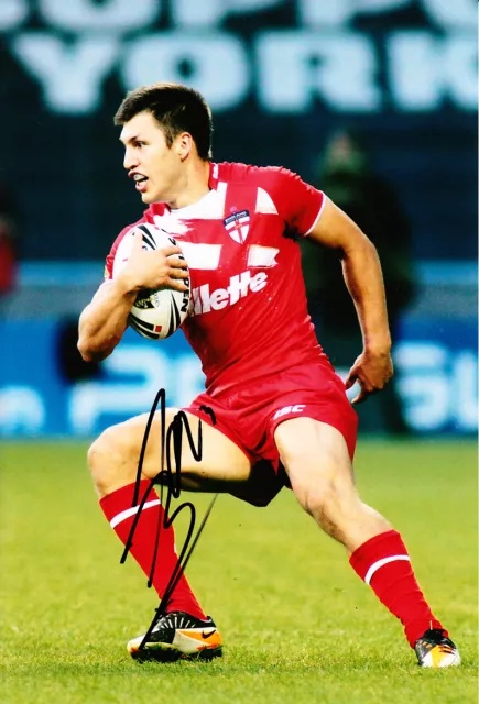 Hull FC Hand Signed Tom Briscoe Photo 12x8 2012 England 1.