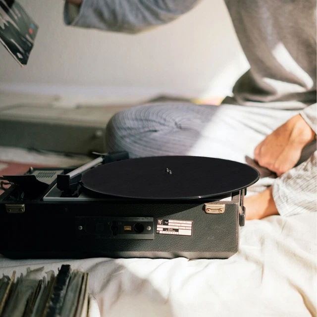Record Player Mat Turntable Platter Mat Record Player Slipmat Accessory