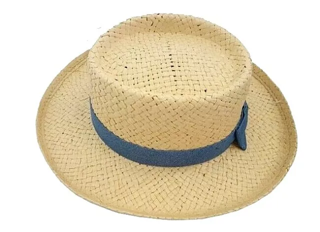 Summer Natural Straw Boater Hats Unisex for Men Women Hats For Treveller