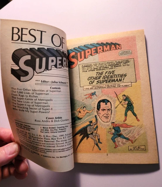 BEST OF DC - Blue Ribbon Digest Issues 7 to 12  [DC  1980 + 1981]   Nice Books 7