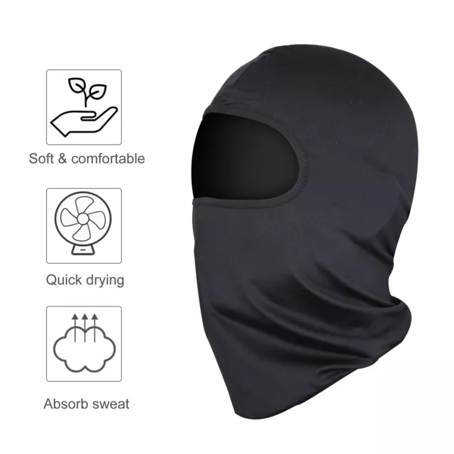 3 X Gesichtshaube Balaclava Winter Sturmhaube Fahrrad Motorrad Ski Schlauchtuch 2