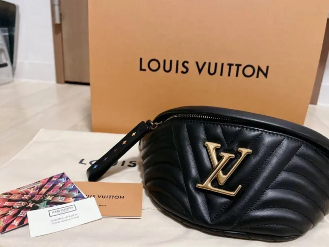 Louis Vuitton Bum Bag Waist Pouch Blue Monogram Denim SR1027 M95347 37734