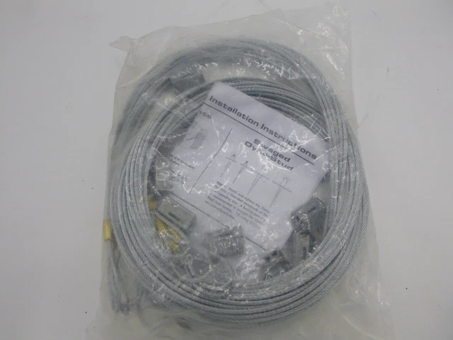 10' Duro Dyne Dyna Tite 30186  1 1/2" loop WC3/CL 12 Cable with CL 12