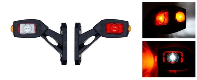 2 Teile Seite Position Marker Licht Umriss Lampe 12V/24V für Lkw Bus Lkw