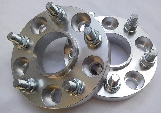 CTM 2x 10mm Wheel Spacers 4x100 57.1 CB With Chrome Bolts - For VW Audi - M12x1.5 Ball Seat - View #4