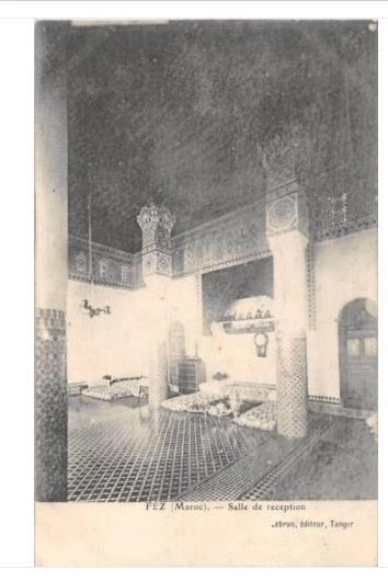 Ancienne Carte Postale CPA Maroc - Salé - Fabrique De Nattes - Noir Et Blanc - 1900