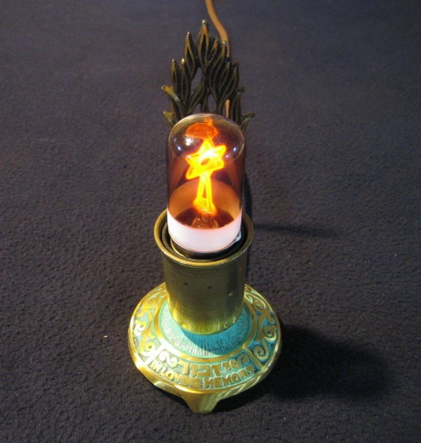 Star Of David Memorial Lamp Replacement Bulb – Illuminated 3D Jewish Star For Yahrzeit Fixtures - View #2